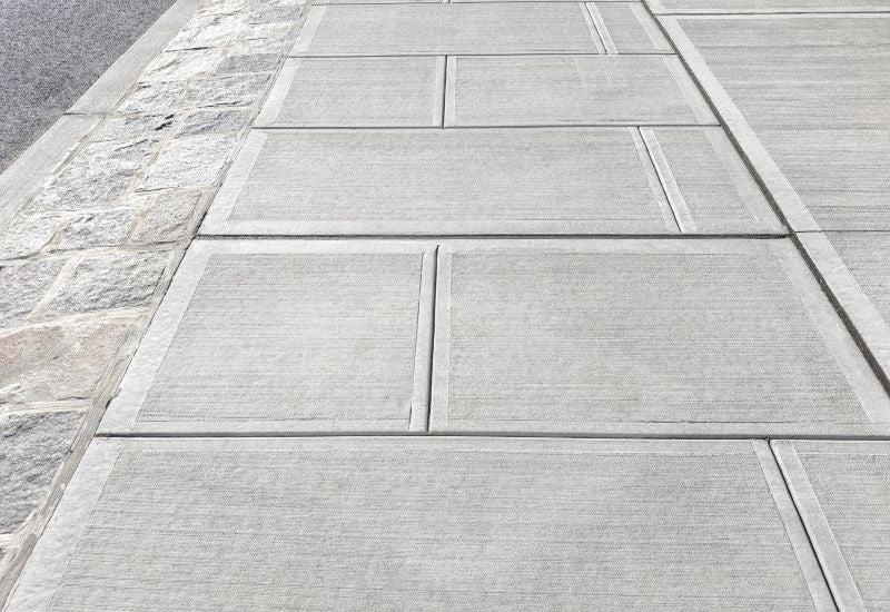 Concrete sidewalk repairs with clean expansion joints in Loganville & Gainesville, GA